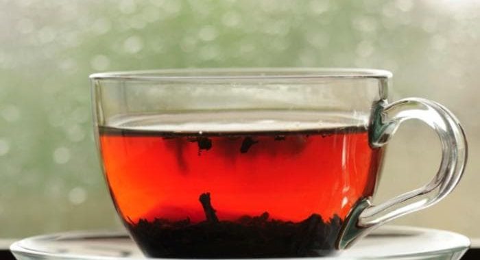 Infusión de té rojo